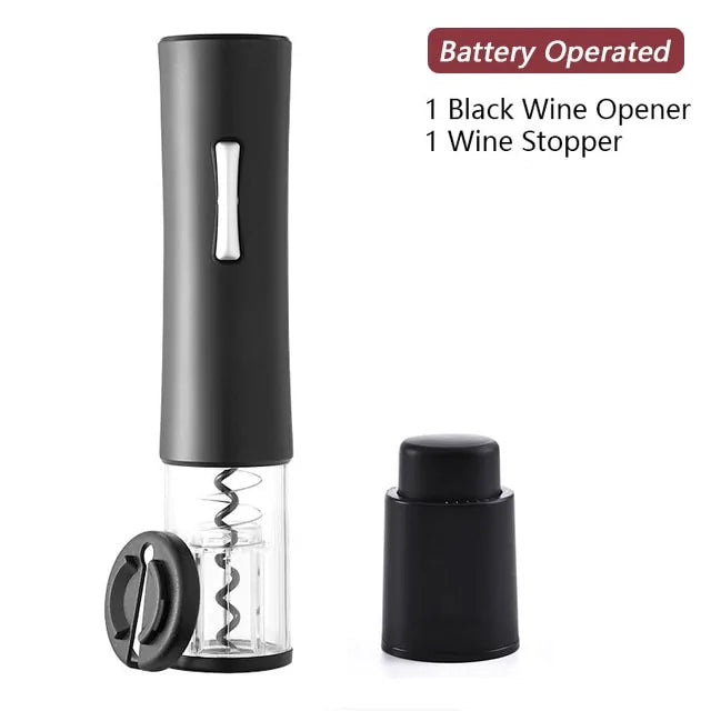 Electric Wine Opener Foil Cutter Jar Opener Kitchen Gadget